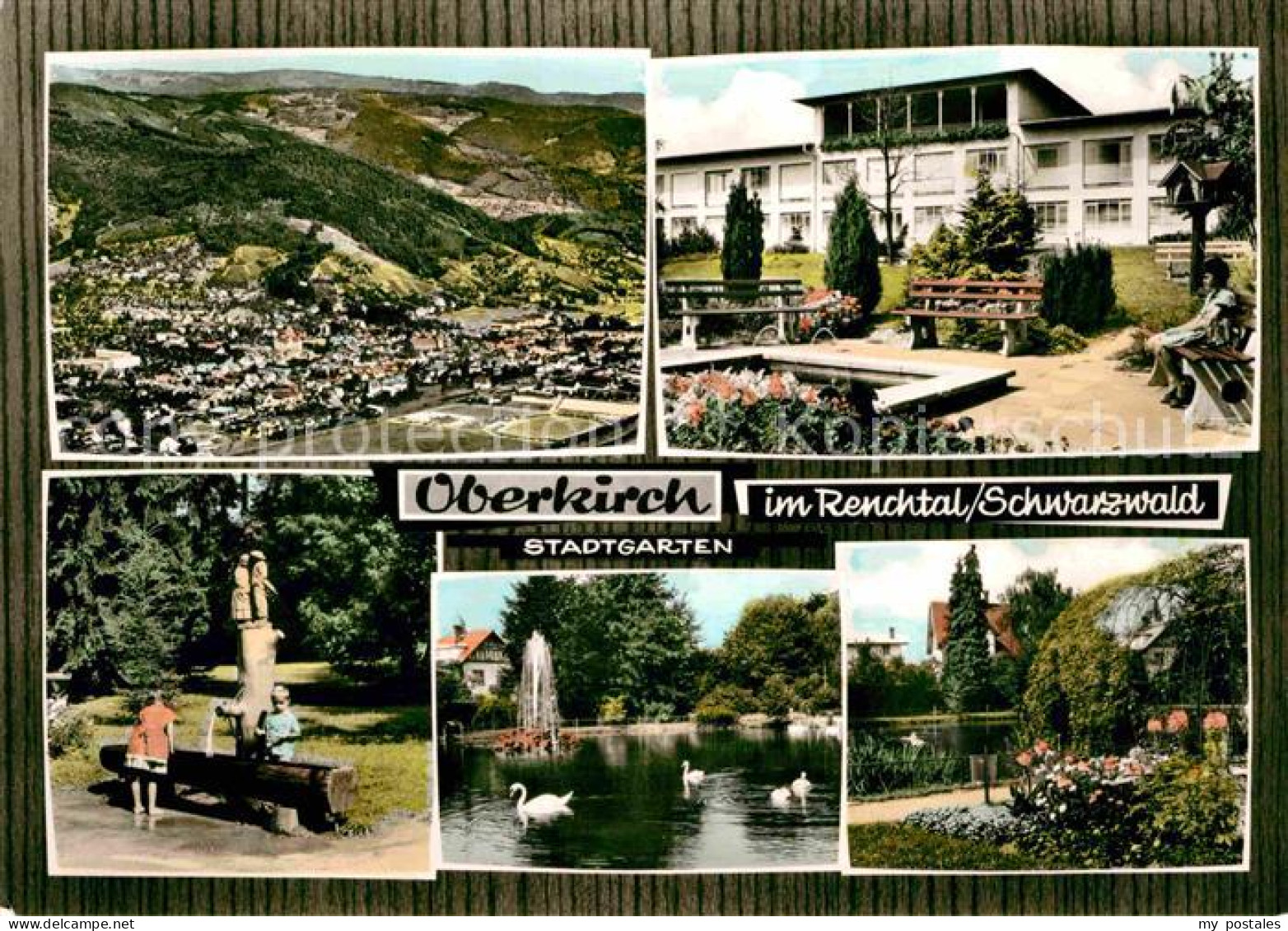 72752853 Oberkirch Baden Stadtgarten Brunnen Teich Panorama Oberkirch - Oberkirch