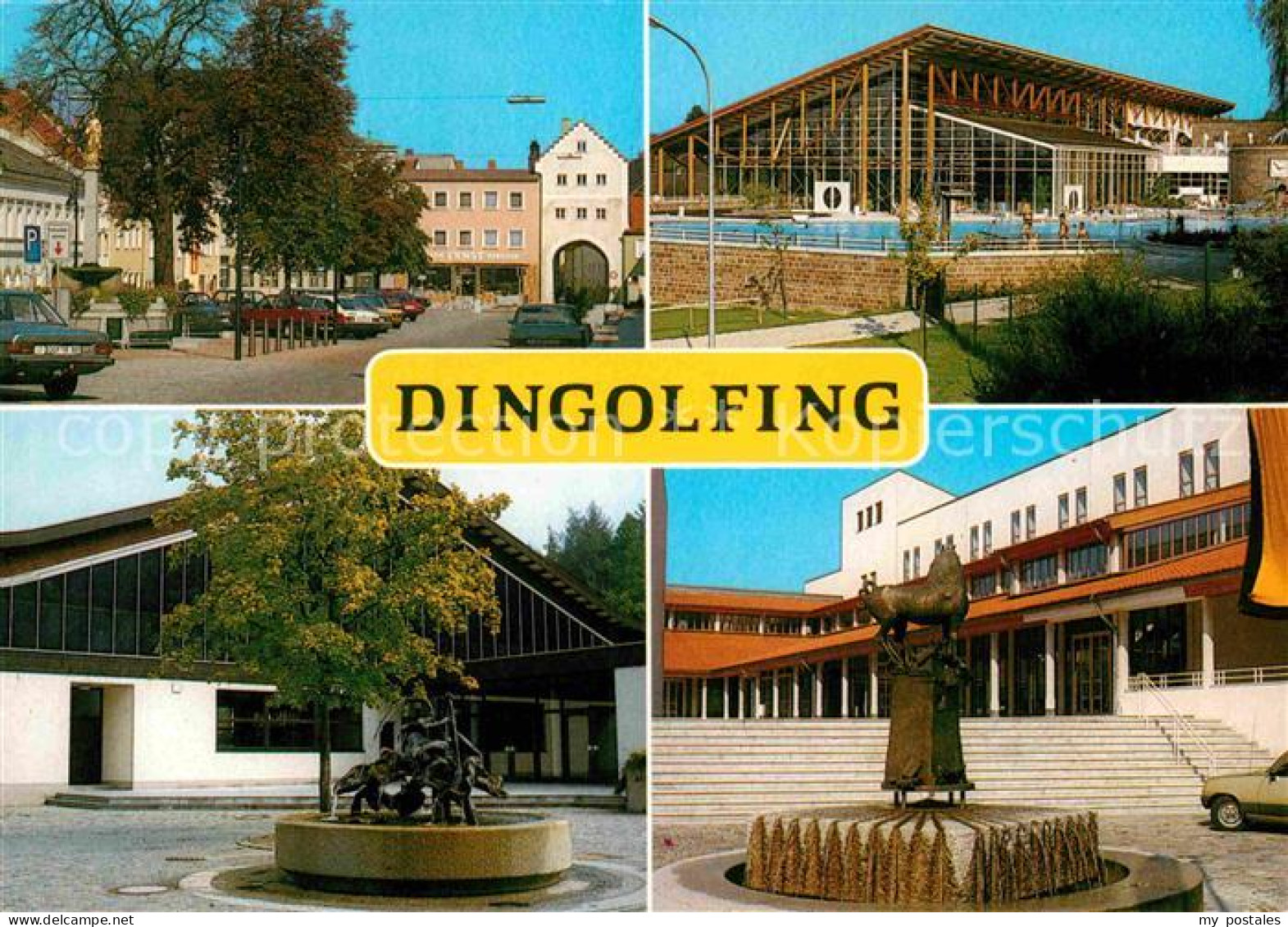 72752762 Dingolfing Marienplatz Schwimmbad Caprima Eishalle Rathaus Dingolfing - Dingolfing