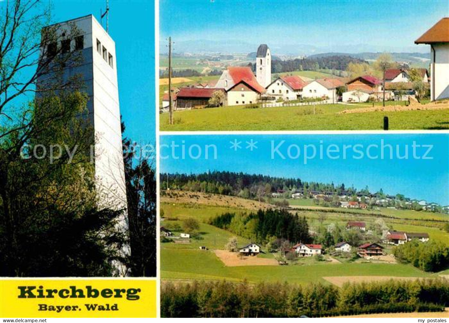 72752761 Regen Kirchberg Aussichtsturm Panorama Regen - Regen