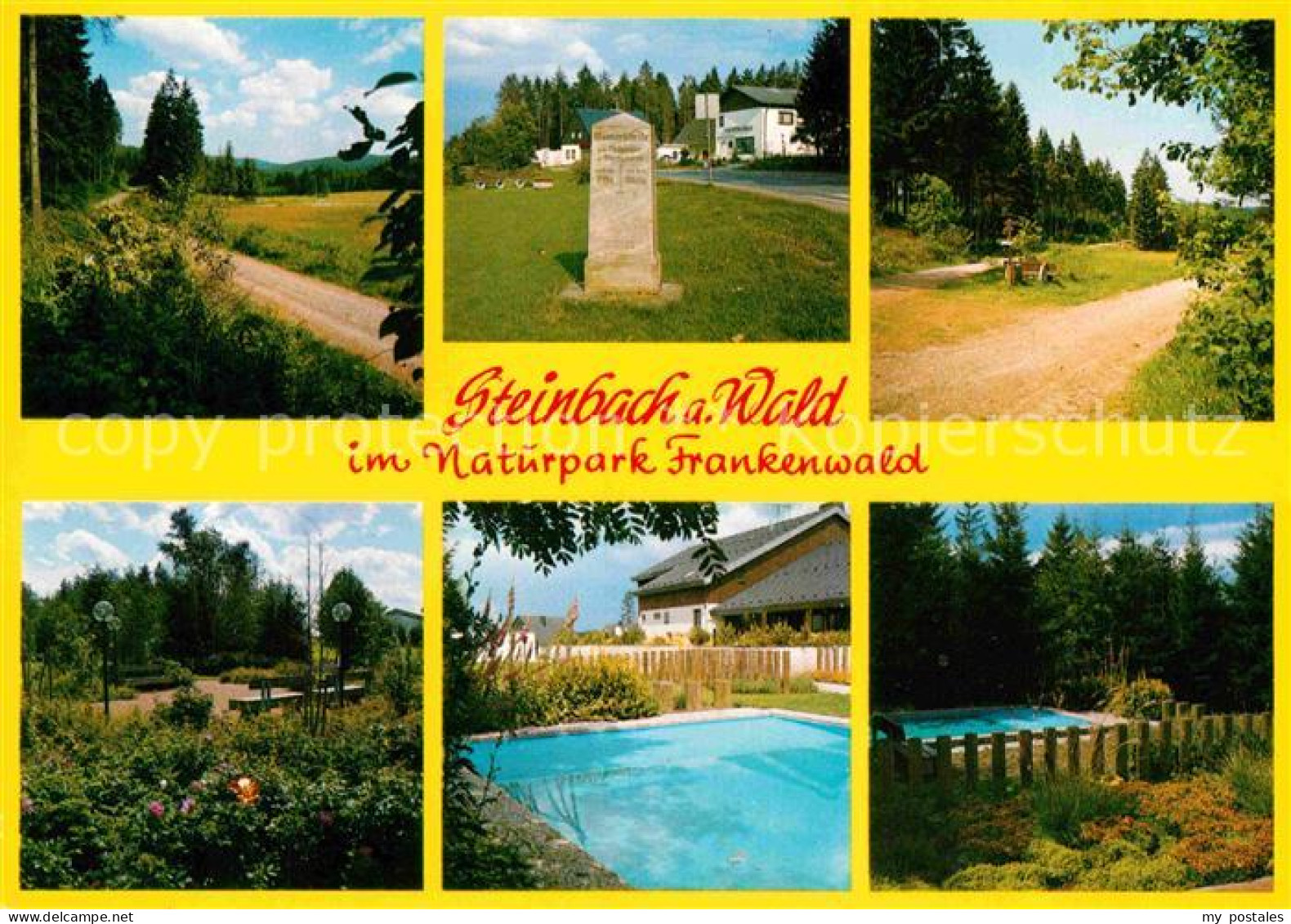 72751839 Kronach Oberfranken Steinbach Rundwanderwege Schwimmbad Kronach - Kronach