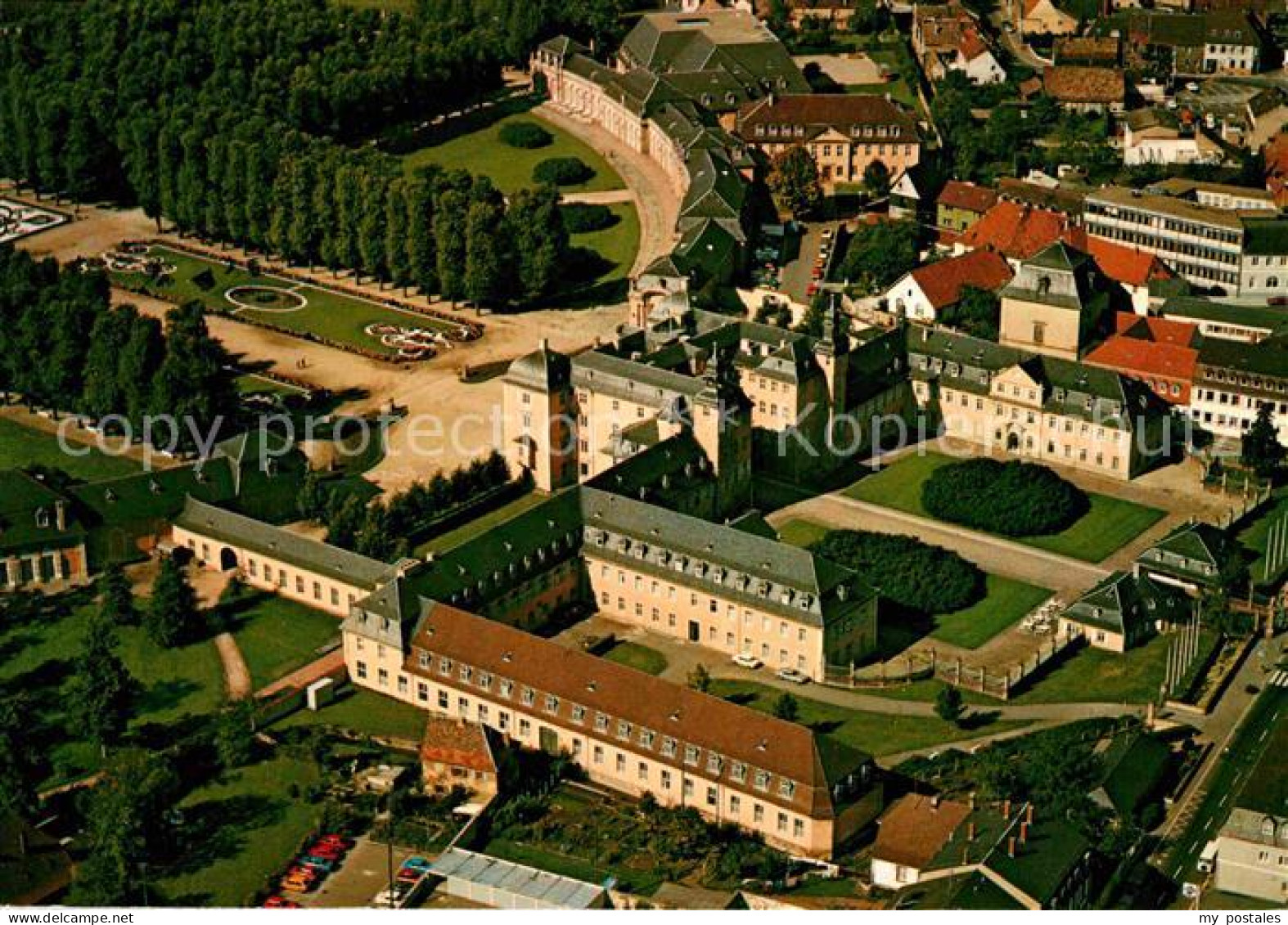 72751691 Schwetzingen Schloss Mit Schoenstem Schlossgarten Deutschlands Fliegera - Schwetzingen