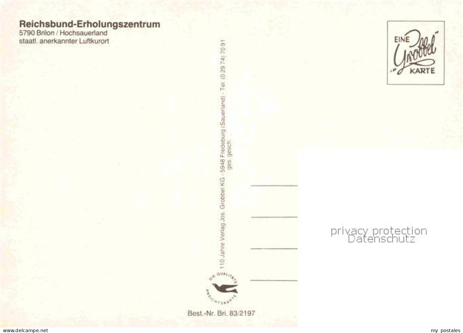 72751661 Brilon Reichsbund Erholungszentrum Luftkurort Brilon - Brilon