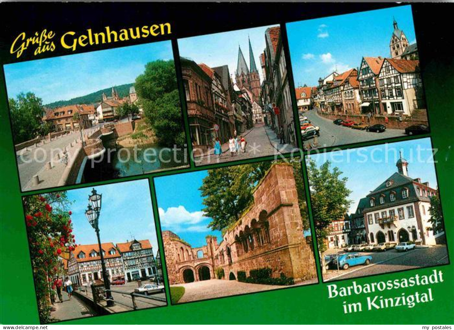 72751614 Gelnhausen Kirche Bruecke Gasse Marktplatz Gelnhausen - Gelnhausen