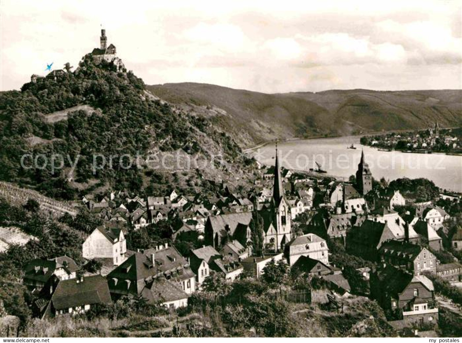 72750185 Braubach Rhein Panorama Mit Burg Braubach - Braubach