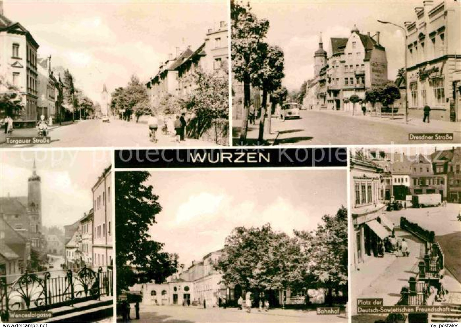 72750143 Wurzen Sachsen Torgauer Strasse Dresdner Strasse Bahnhof Platz Der Freu - Wurzen