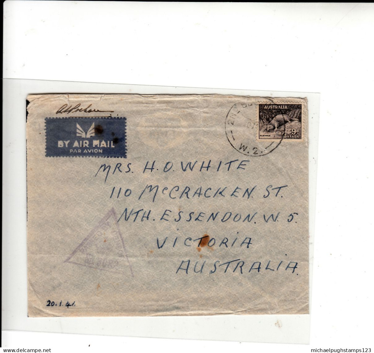 Palestine / Forces Airmail / Military Mail / Censorship - Palestine