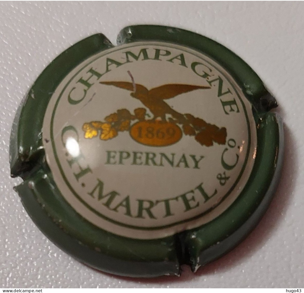 CHAMPAGNE  - CAPSULE CHAMPAGNE G.H. MARTEL & Cie - VERT - Martel GH