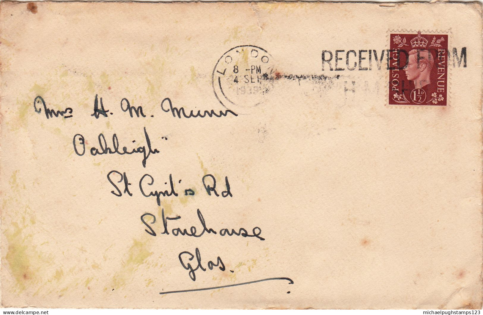 G.B. / W.W.2 Royal Navy Censorship / Ship Mail - Unclassified