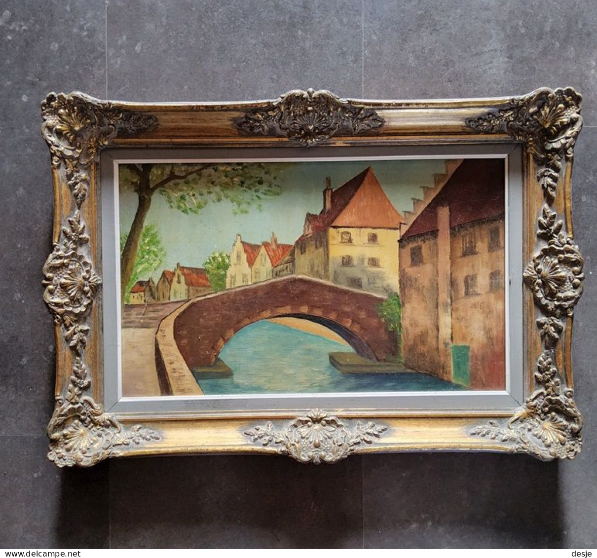 Schilderij Brugge Brug - Oelbilder