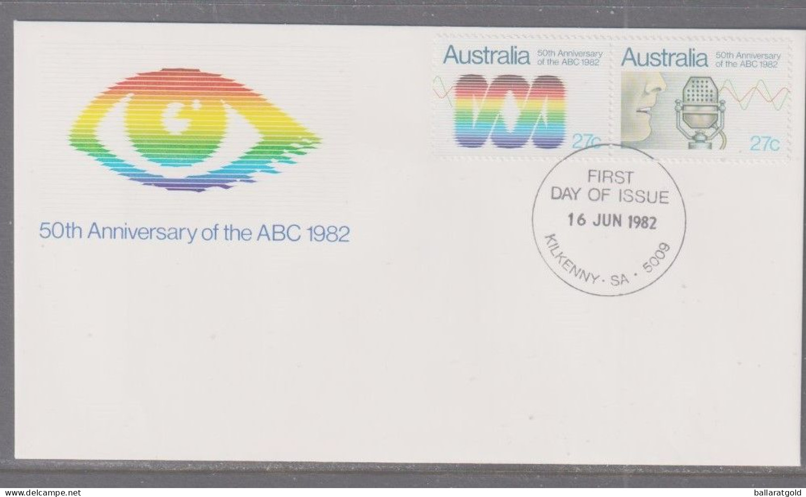 Australia 1982 - ABC 50th Anniversary First Day Cover - Cancellation Kilkenny SA - Storia Postale