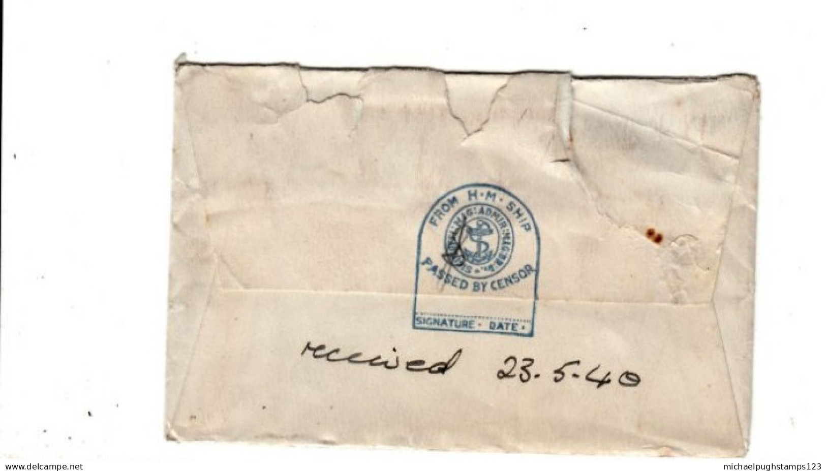 G.B. / W.W.2 Royal Navy Mail / Airmail / H.M. Ship Mail - Unclassified