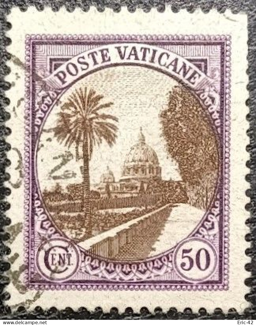 VATICAN. Y&T N°50. USED. - Gebruikt