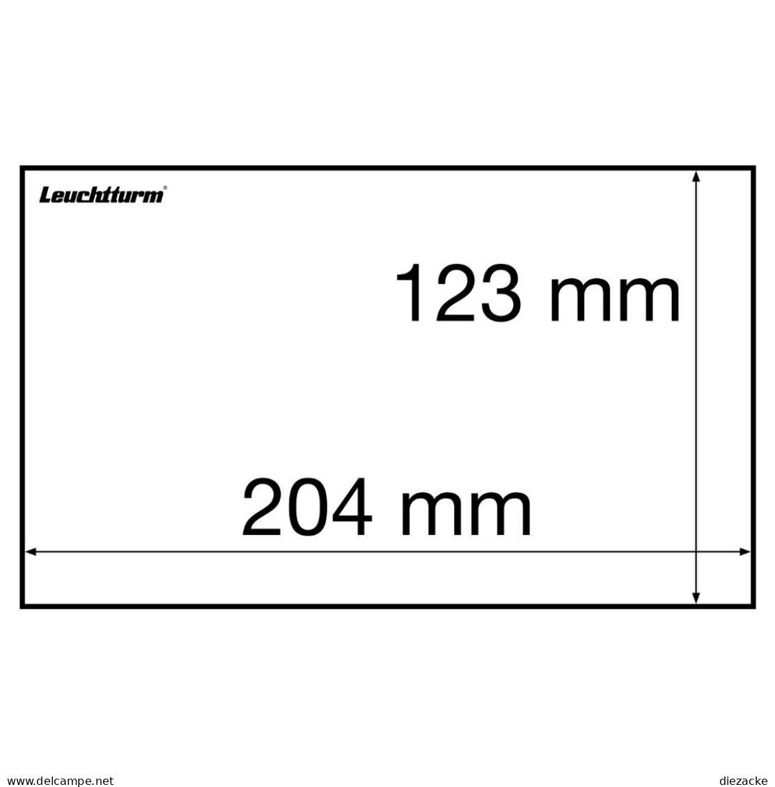 Leuchtturm Schutzhüllen Für Große Banknoten (204 X 123 Mm) 341222 Neu ( - Buste Trasparenti