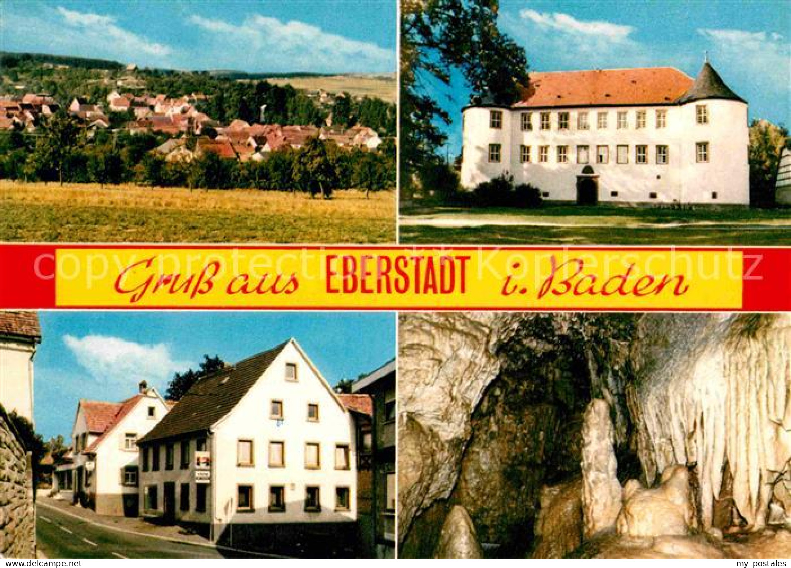72747089 Eberstadt Baden Gesamtansicht Gasthaus Metzgerei Tropfsteinhoehle Schlo - Buchen