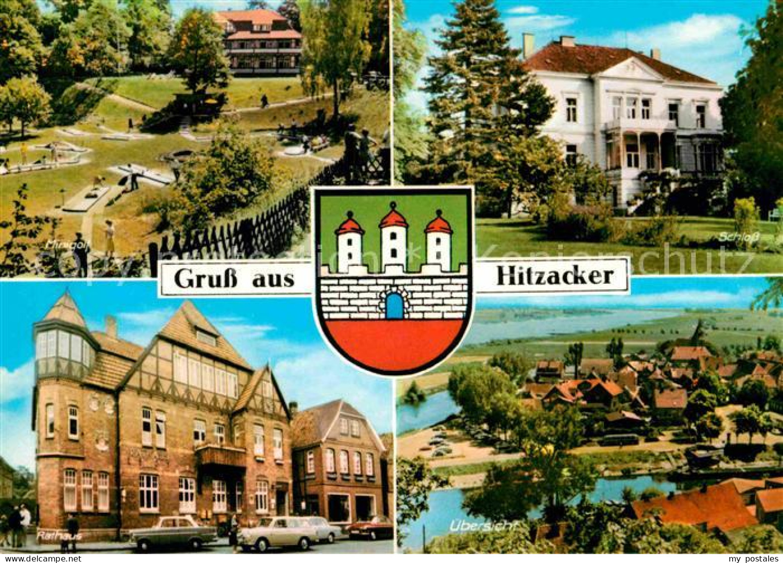 72743700 Hitzacker Elbe Schloss Rathaus Minigolf Hitzacker (Elbe) - Hitzacker