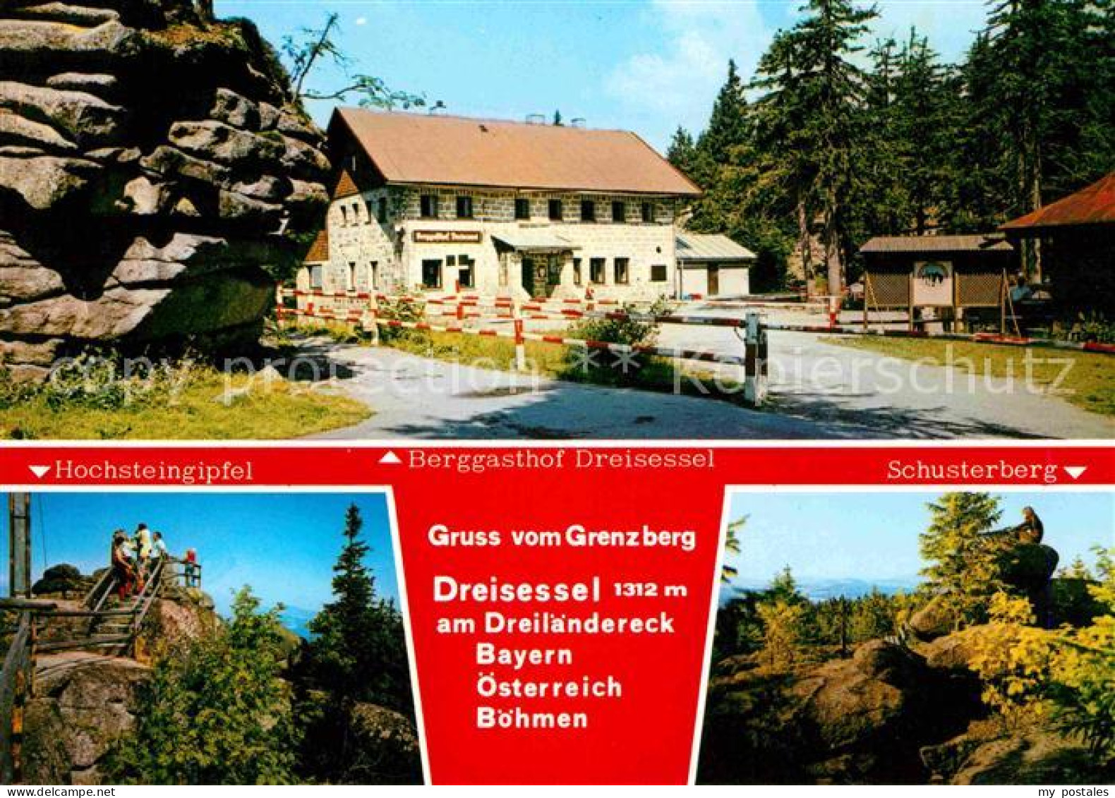 72743631 Dreisessel Grenzberg Dreilaendereck Bayern Oesterreich Boehmen Dreisess - Freyung