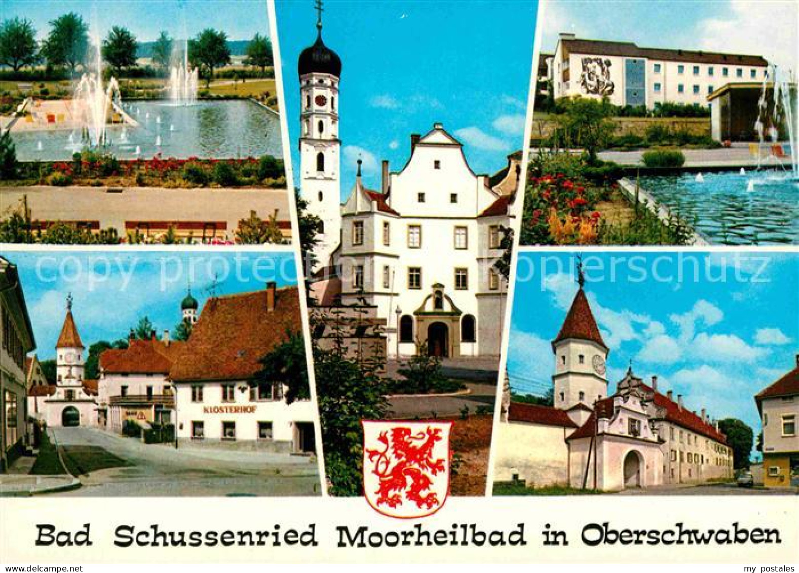 72743060 Bad Schussenried Ortsmotive Kloster Kirche Moorheilbad Wasserspiele Bad - Bad Schussenried