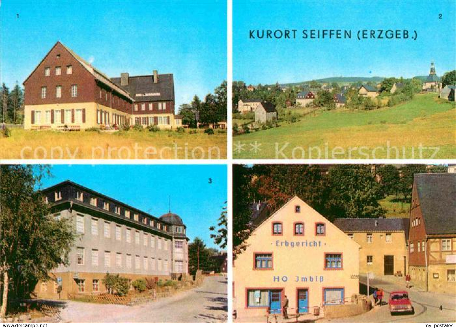 72742997 Seiffen Erzgebirge Erholungsheim Berghof Spielzeugmuseum Erbgericht Kur - Seiffen