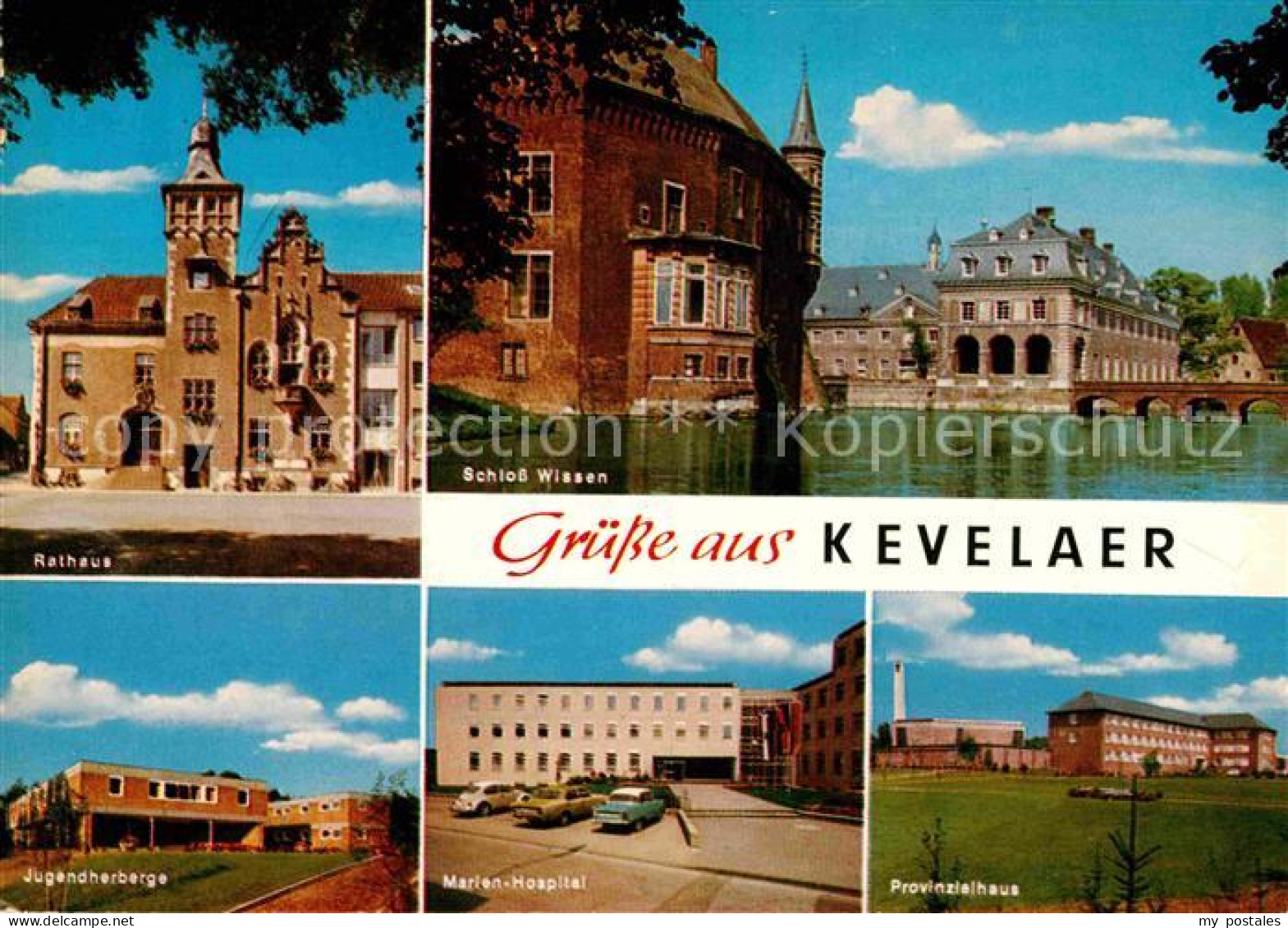 72742294 Kevelaer Rathaus Schloss Wissen Jugendherberge Marienhospital Provinzia - Kevelaer