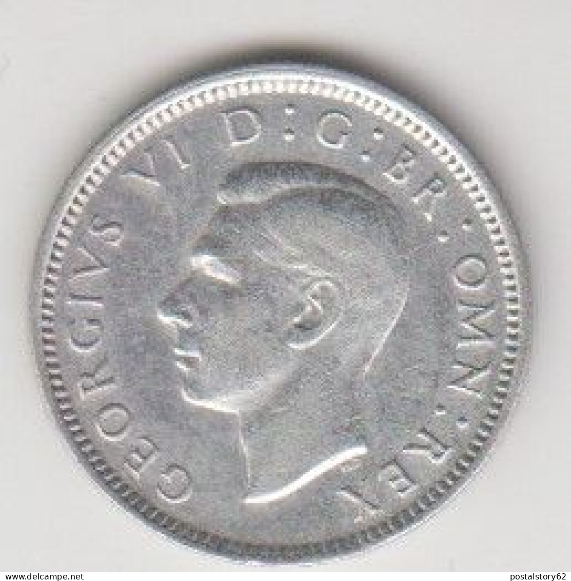 Gran Bretagna, Georgivs VI° Moneta Arg. Six Pence - H. 6 Pence