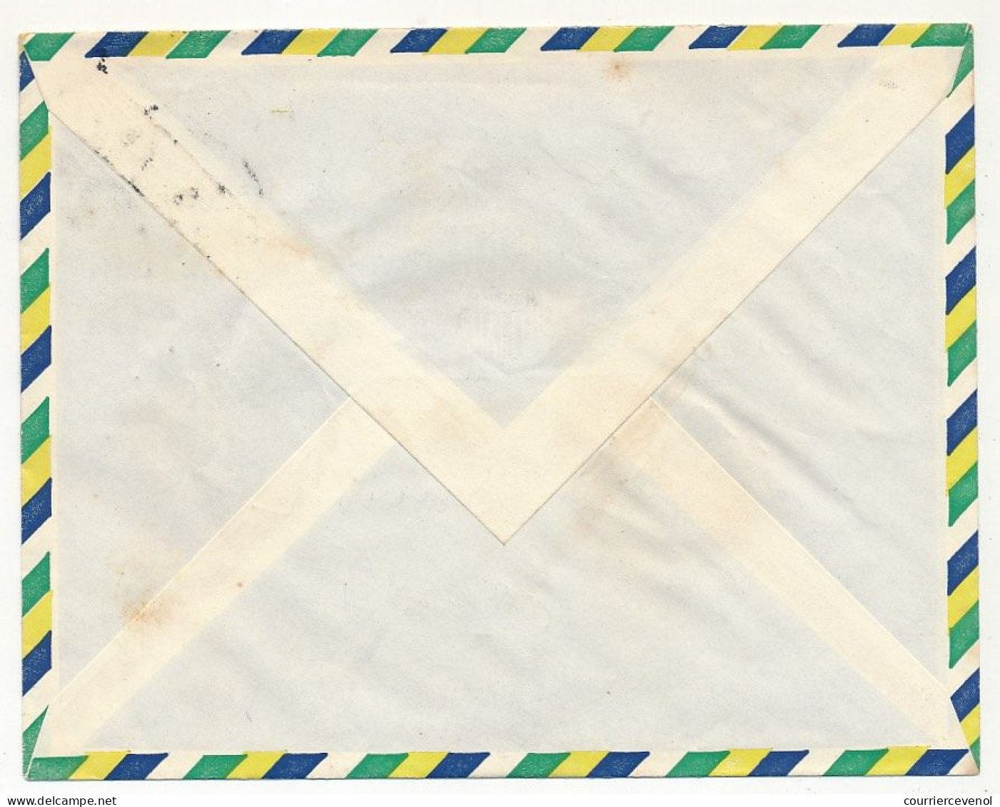 GABON - Enveloppe Affr 25F Poste Aérienne Vène Anniversaire De L'indépendance - LIBREVILLE 3/3/1966 - Gabon (1960-...)