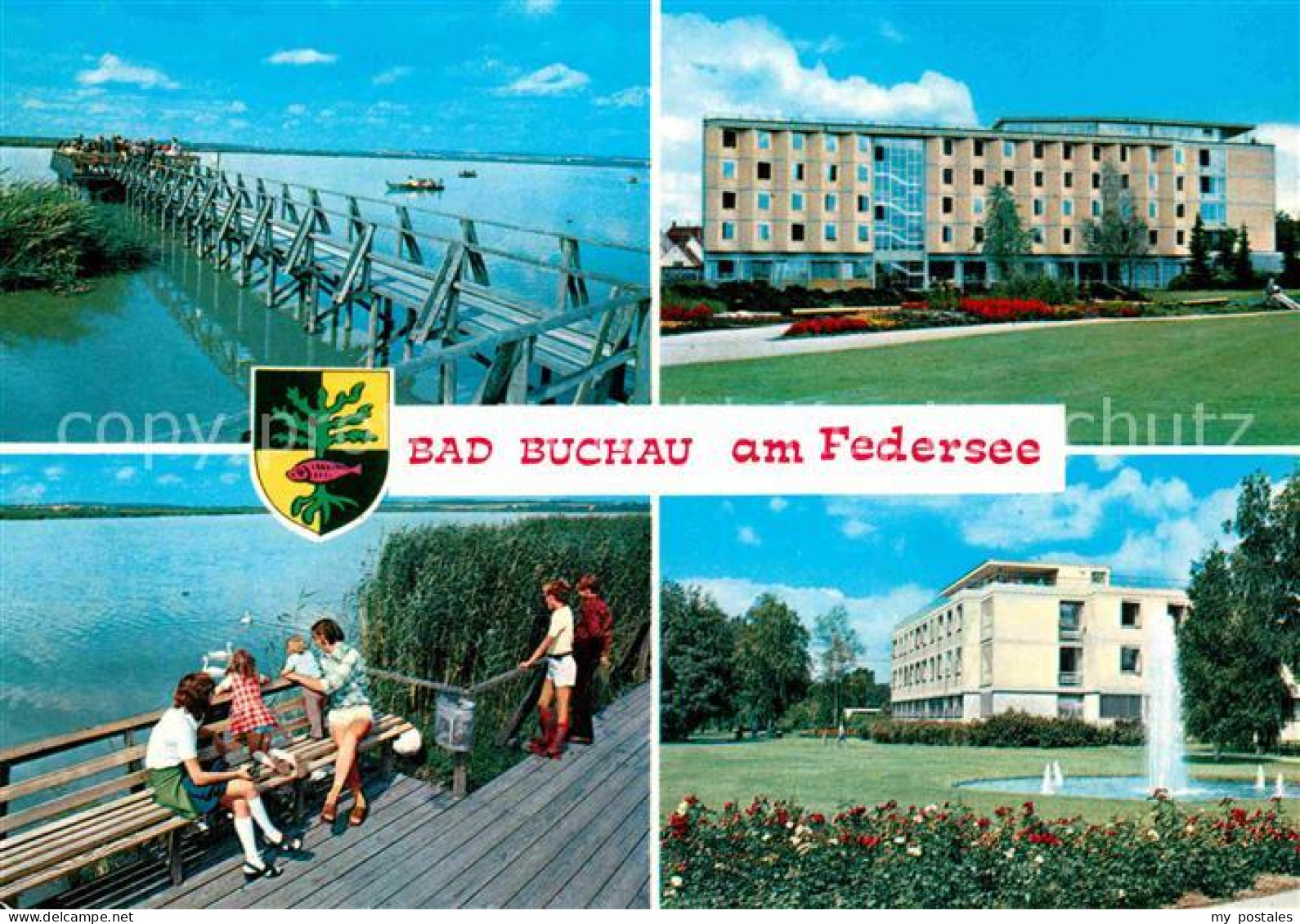 72741959 Bad Buchau Federsee Seebruecke Kuranlagen Bad Buchau - Bad Buchau