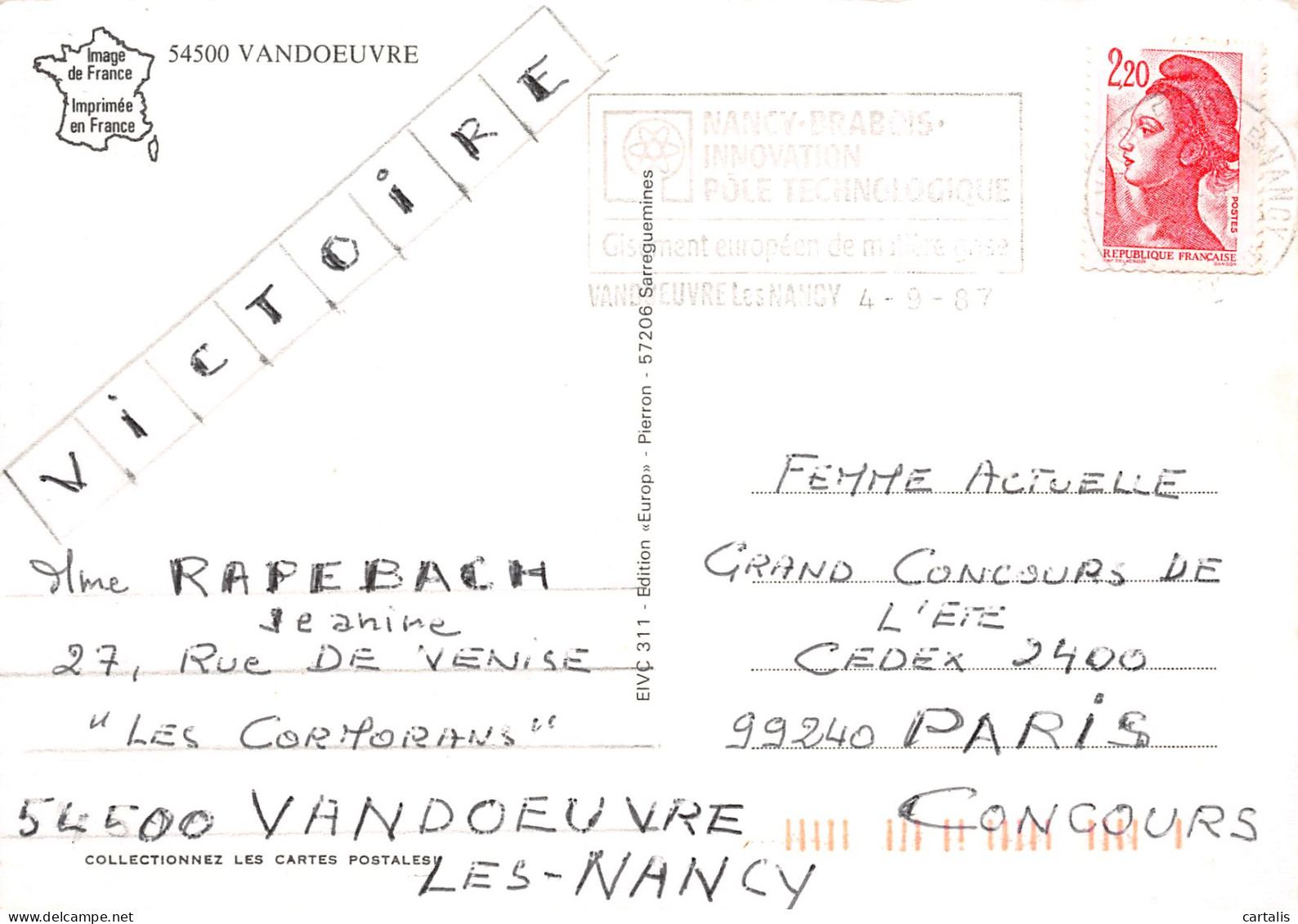 54-VANDOEUVRE-N°3814-C/0161 - Vandoeuvre Les Nancy
