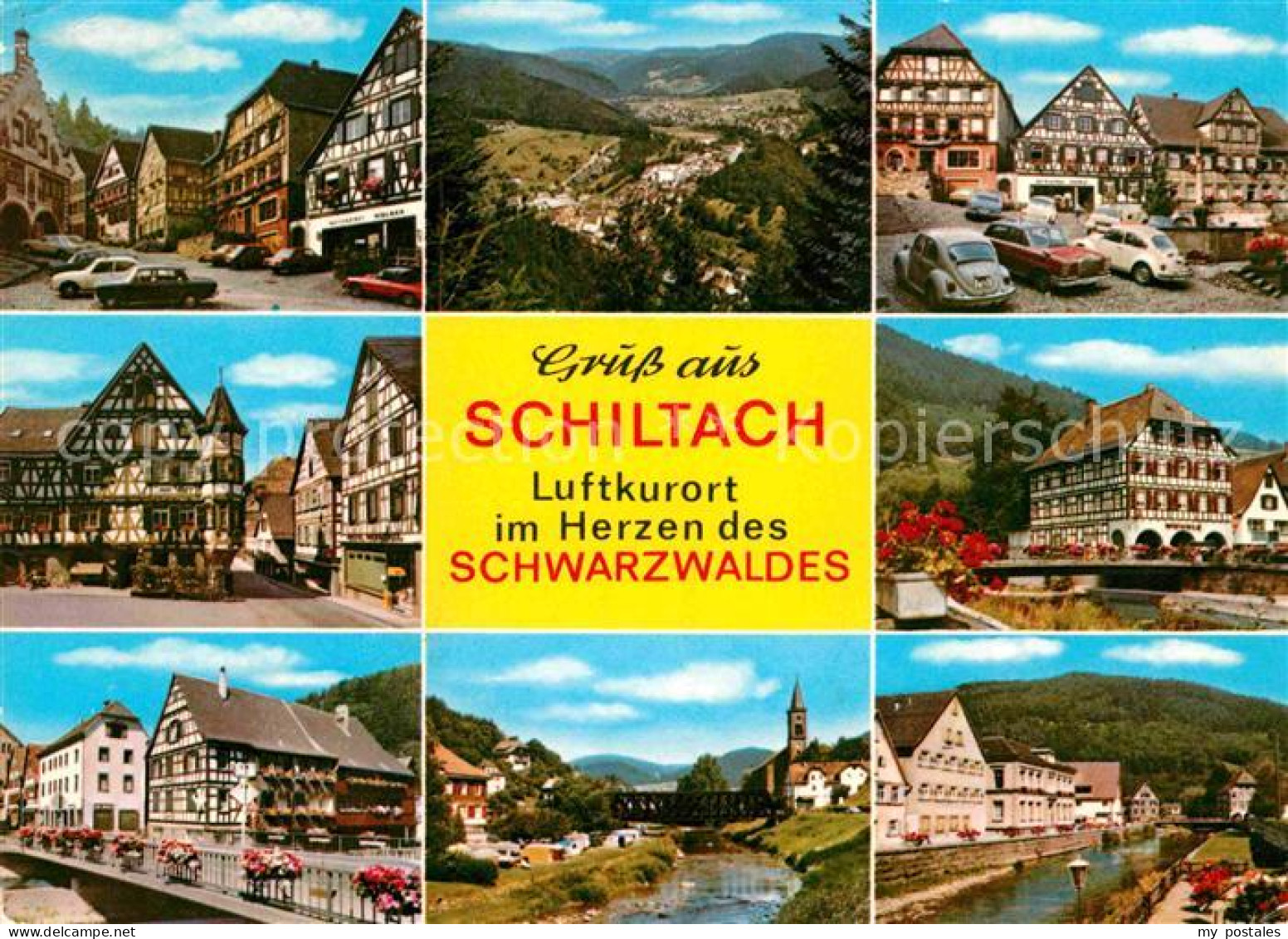 72741219 Schiltach Teilansichten Fachwerkhaeuser Panorama Schwarzwald Schiltach  - Schiltach