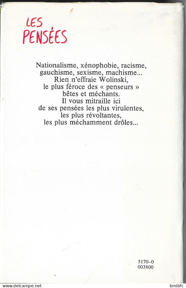 Edition De 1981 WOLINSKI - Les Pensées - Wolinski