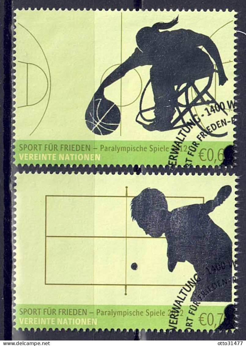 UNO Wien 2012 - Paraolymp. Spiele,  Nr. 754 - 755, Gestempelt / Used - Used Stamps