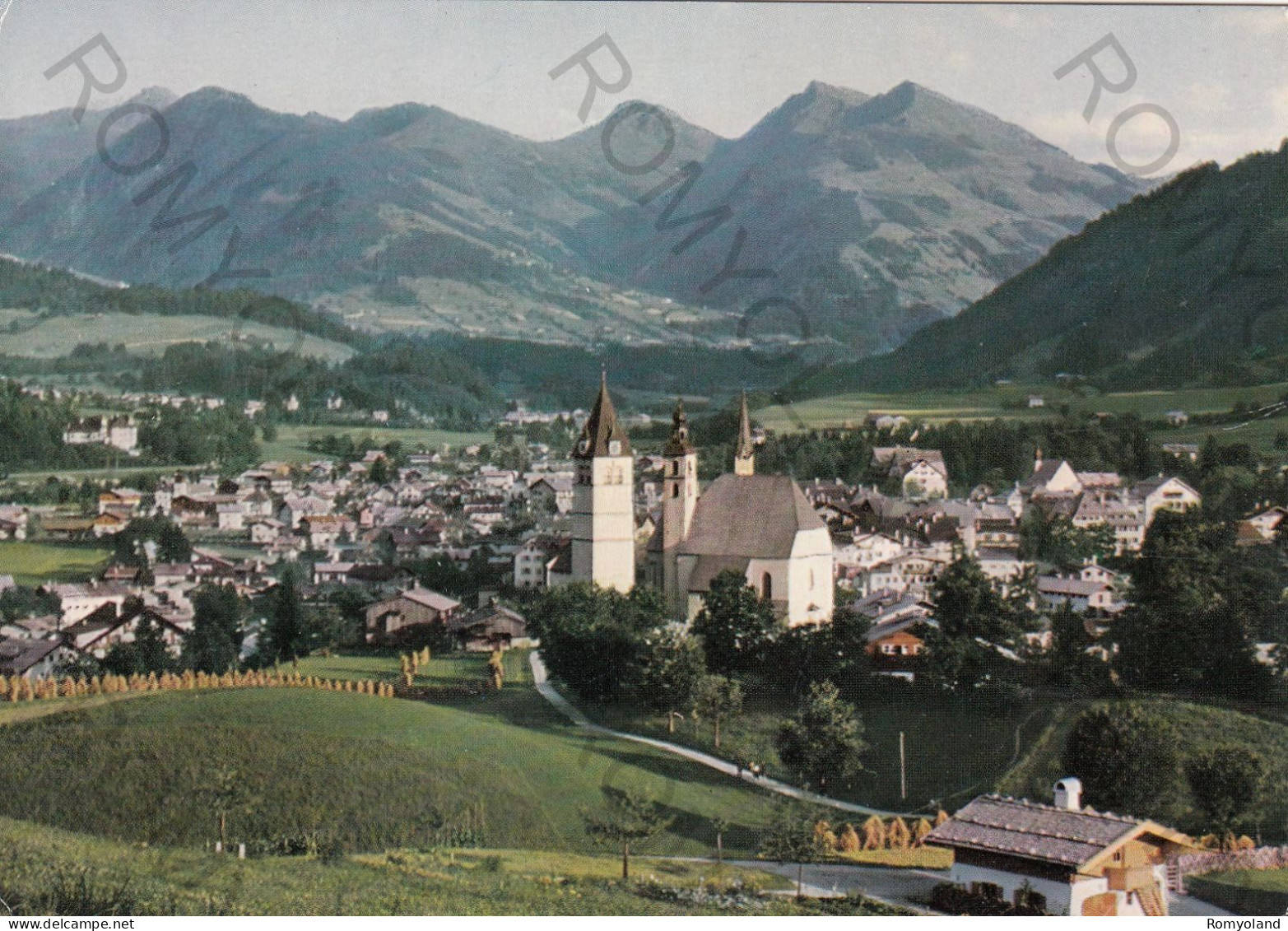 CARTOLINA  B16 KITZBUHEL,TIROLO,AUSTRIA-GEGEN SUDEN-NON VIAGGIATA (1959) - Kitzbühel