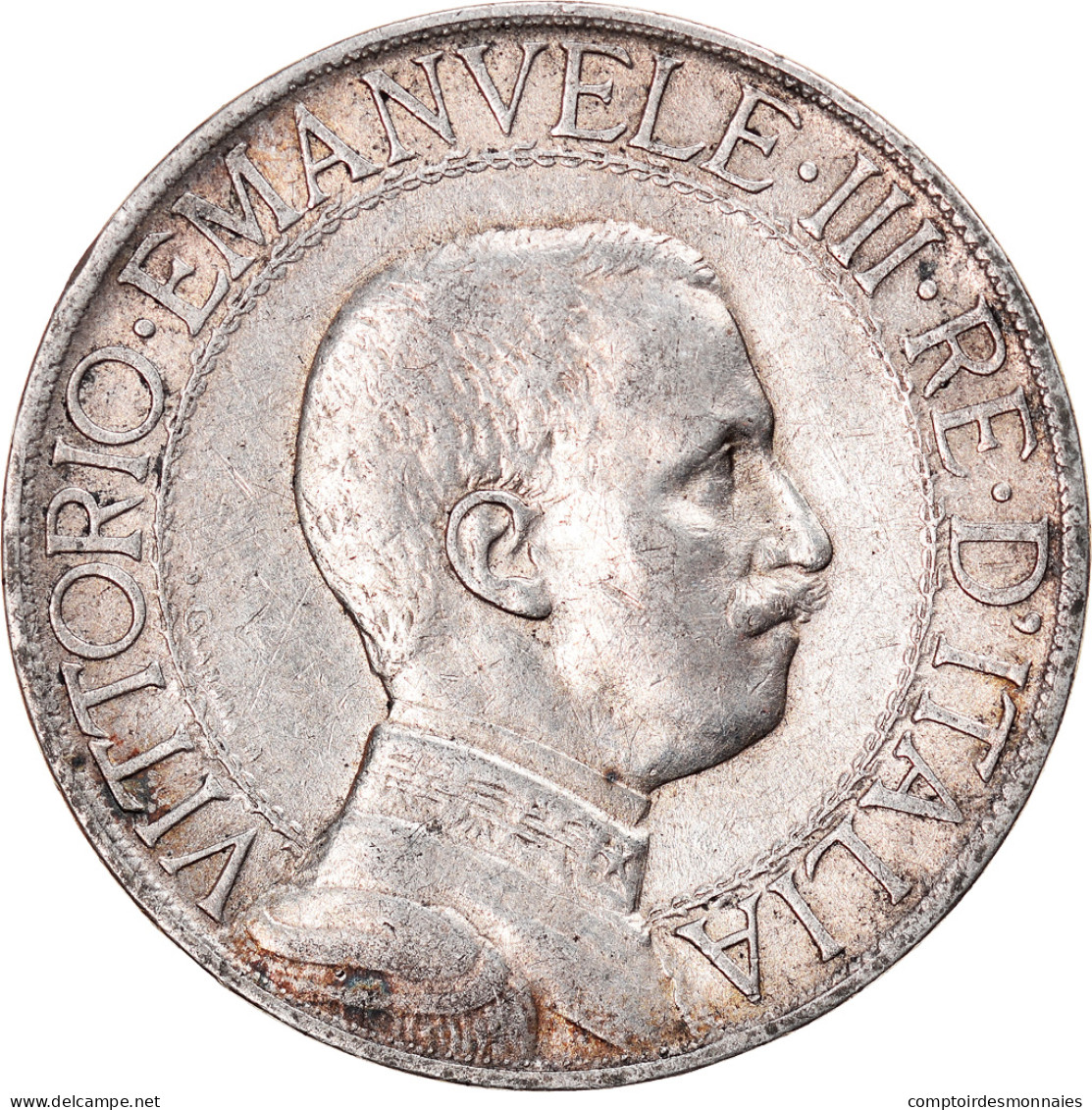 Monnaie, Italie, Vittorio Emanuele III, Lira, 1913, Rome, TB, Argent, KM:45 - 1900-1946 : Victor Emmanuel III & Umberto II