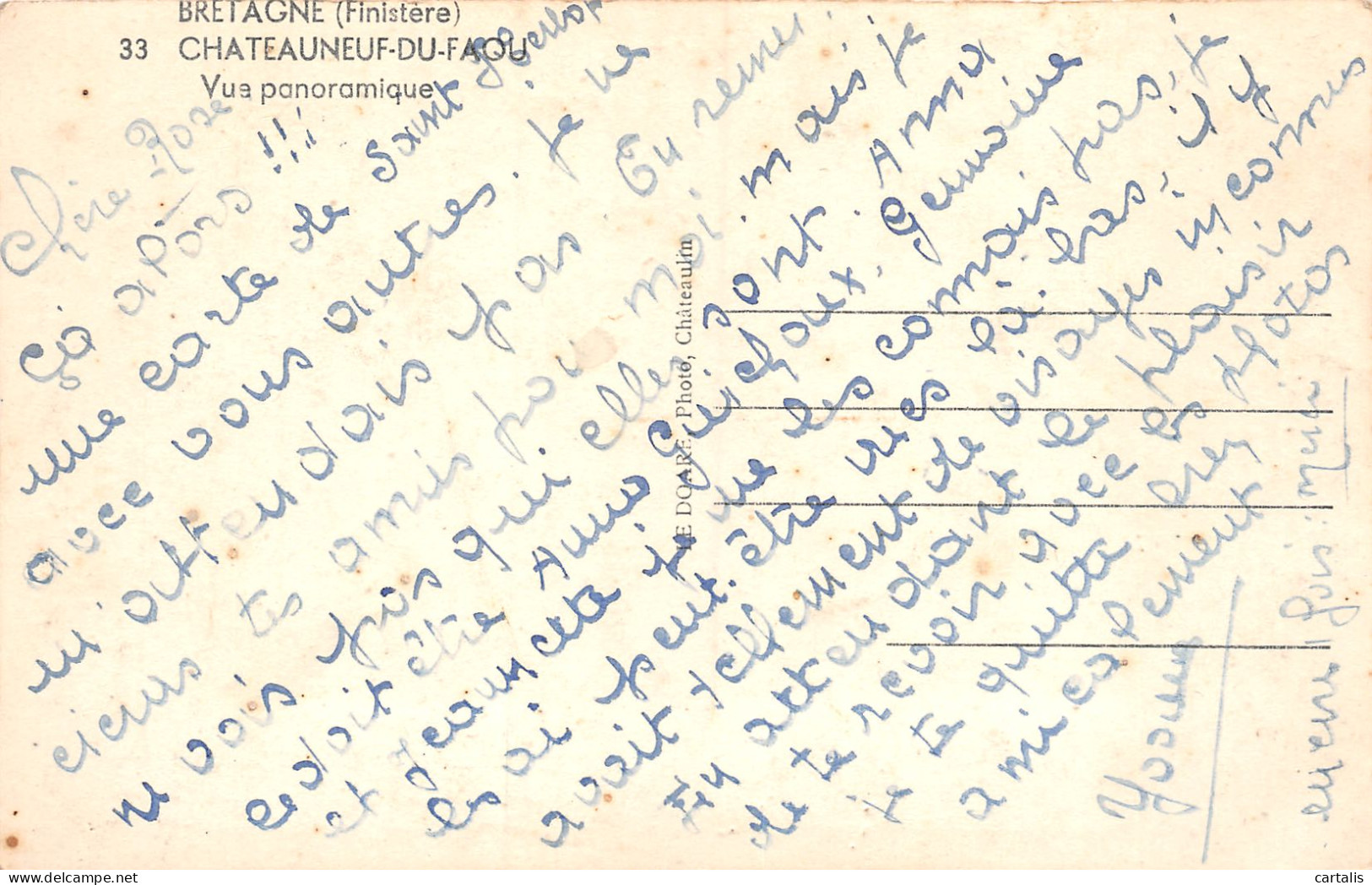 29-CHATEAUNEUF DU FAOU-N°3816-E/0203 - Châteauneuf-du-Faou