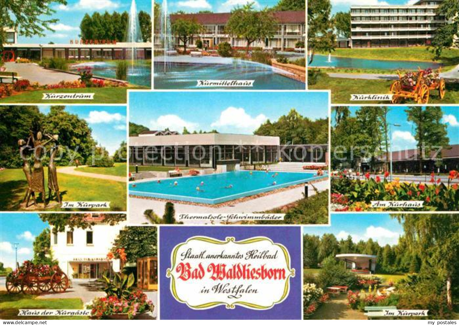 72739801 Bad Waldliesborn Kurklinik Kurhaus Kurpark Thermalbad Bad Waldliesborn - Lippstadt