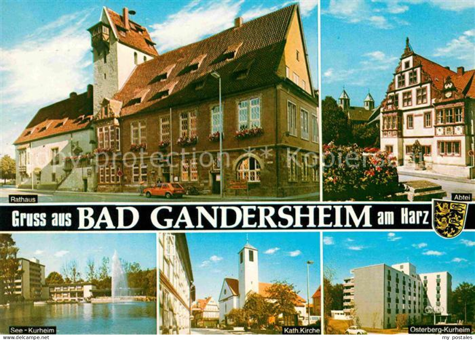 72739062 Bad Gandersheim Rathaus Abtei See Kurheim Kirche Bad Gandersheim - Bad Gandersheim