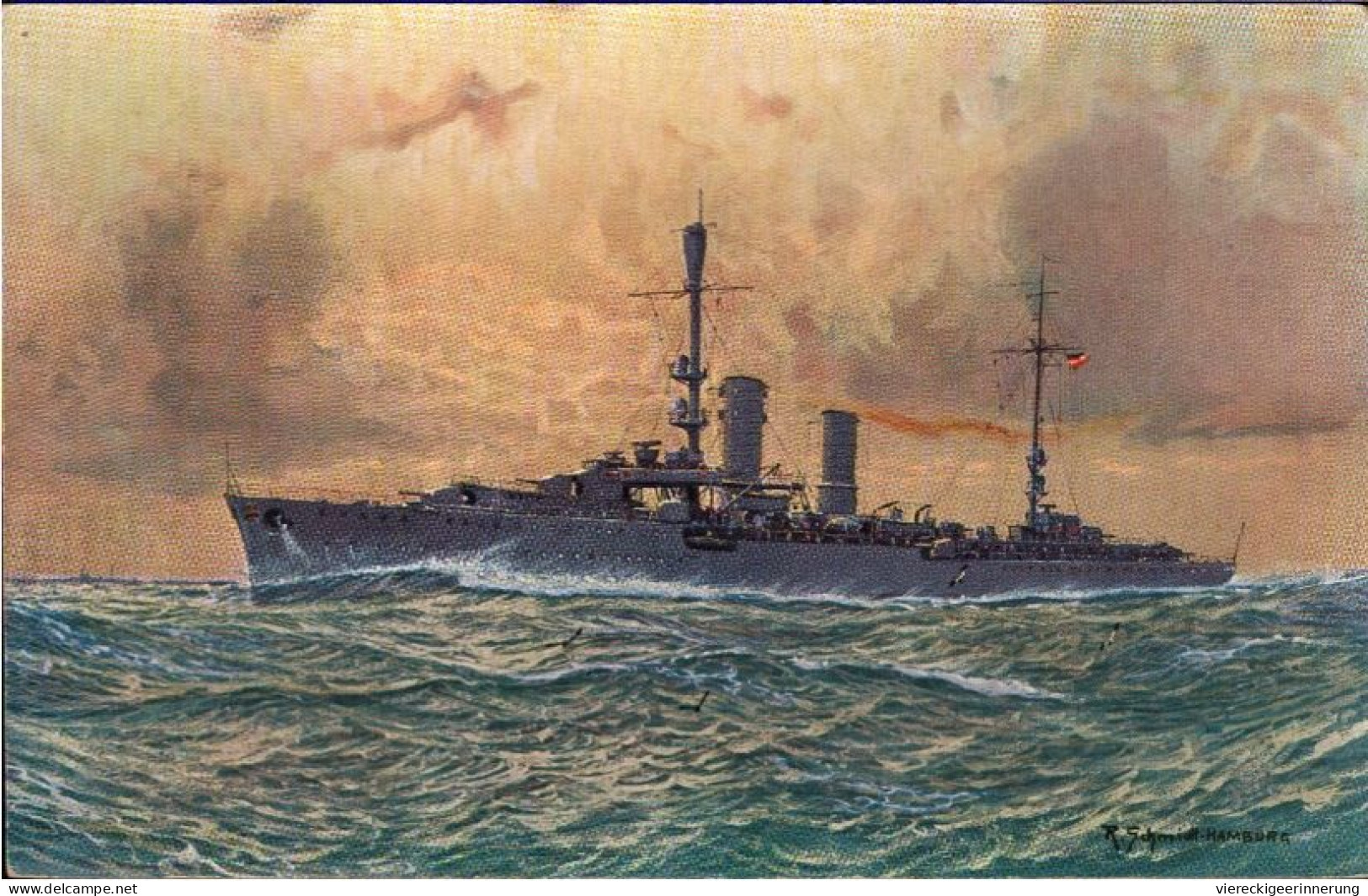 ! Ansichtskarte Kreuzer Emden II, Marine, Kriegsschiff, Warship - Oorlog