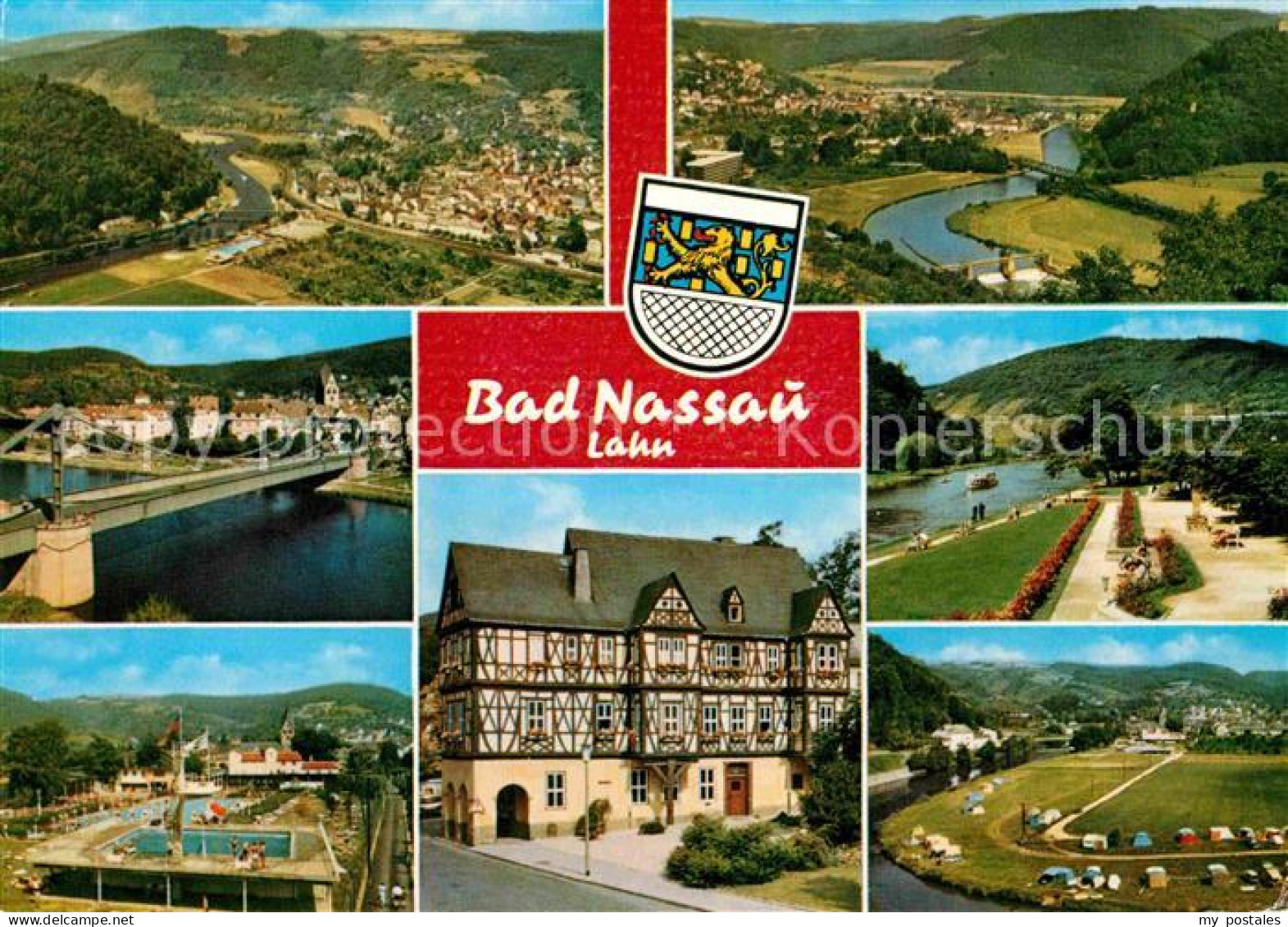 72738857 Bad Nassau Lahnpartien Fliegeraufnahme Freibad Camping Bergnassau - Nassau