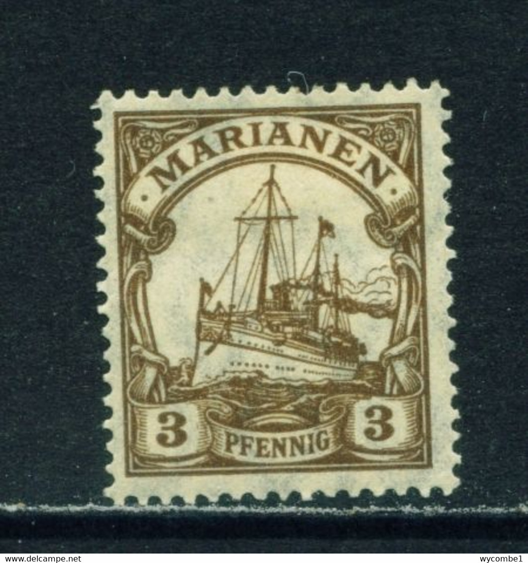 MARIANA ISLANDS  -  1916-19 Yacht Definitive 3pf Hinged Mint - Isole Marianne