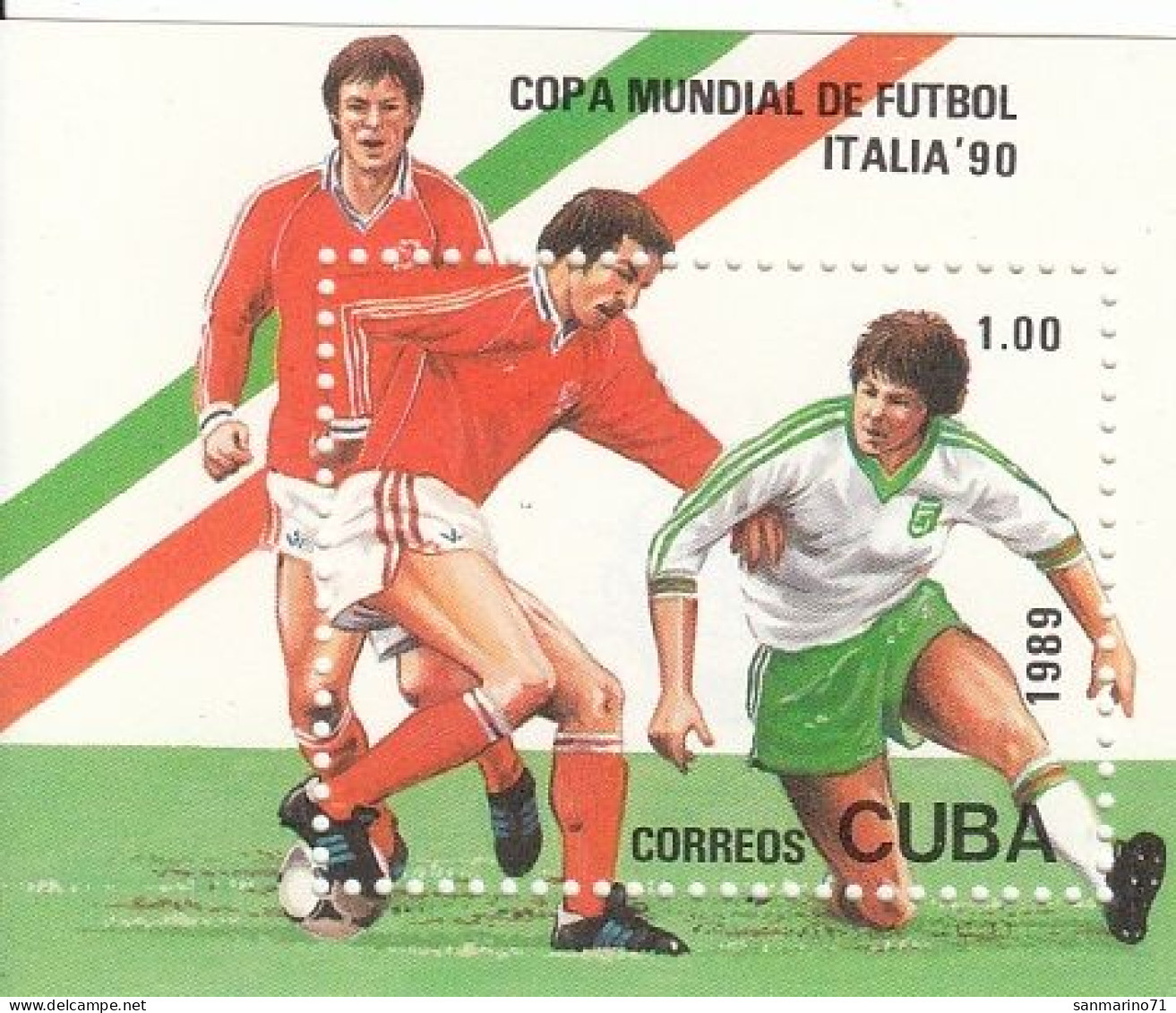 CUBA Block 114,unused (**) Football - Blocchi & Foglietti