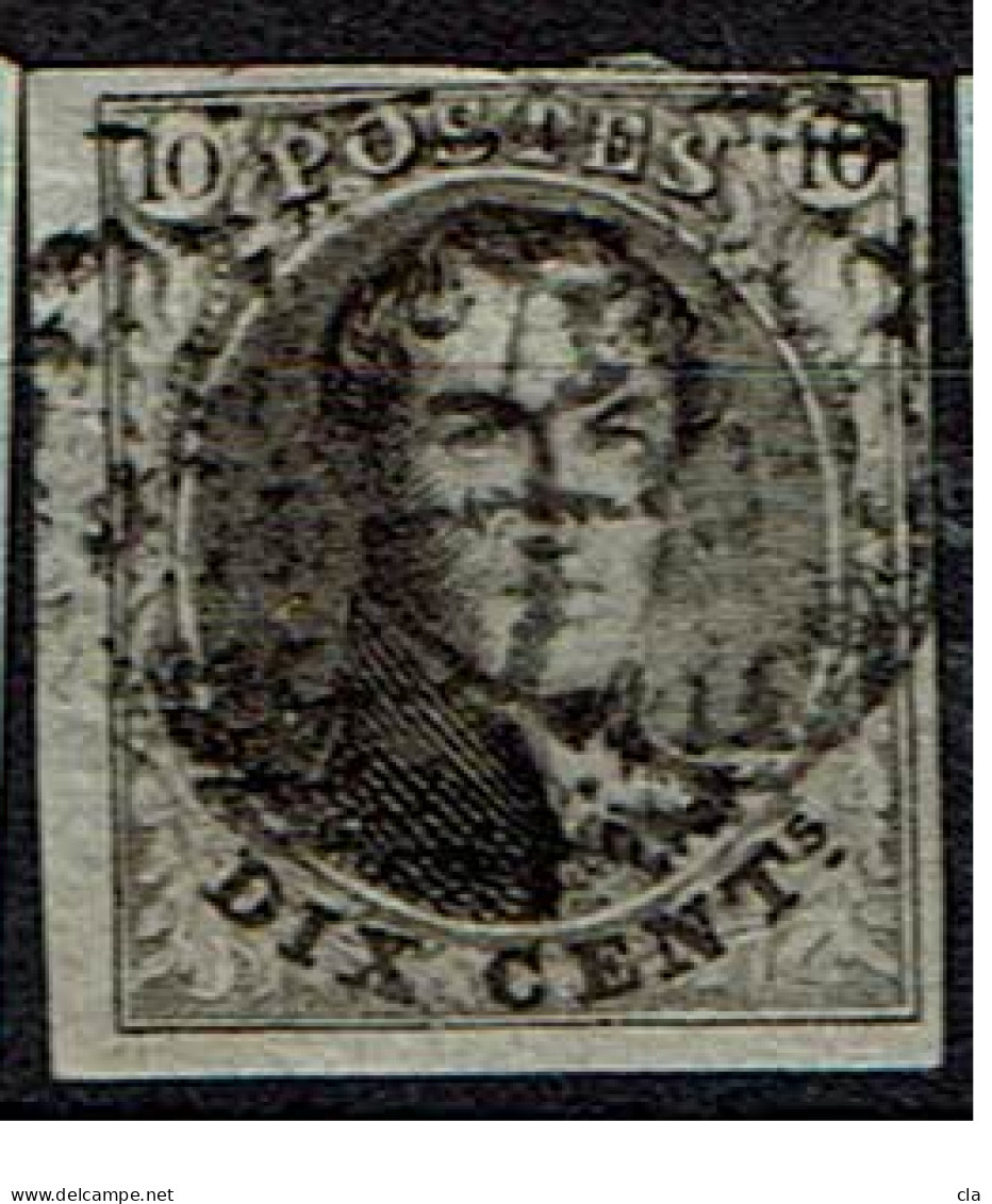 3  Obl   4 Marges - 1849-1850 Medaglioni (3/5)