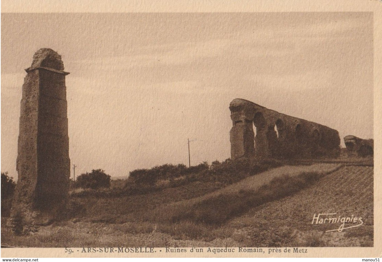 ARS Sur MOSELLE  Ruines D'un Aqueduc Romain - Ars Sur Moselle