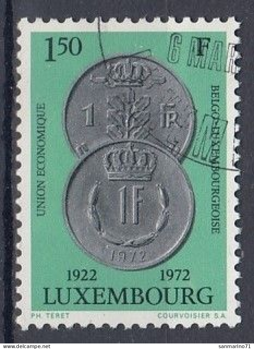 LUXEMBOURG 841,used,falc Hinged - Gebruikt