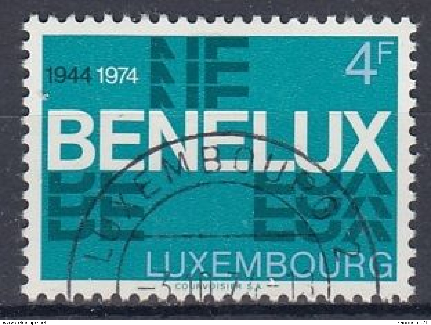 LUXEMBOURG 891,used,falc Hinged - Gebruikt