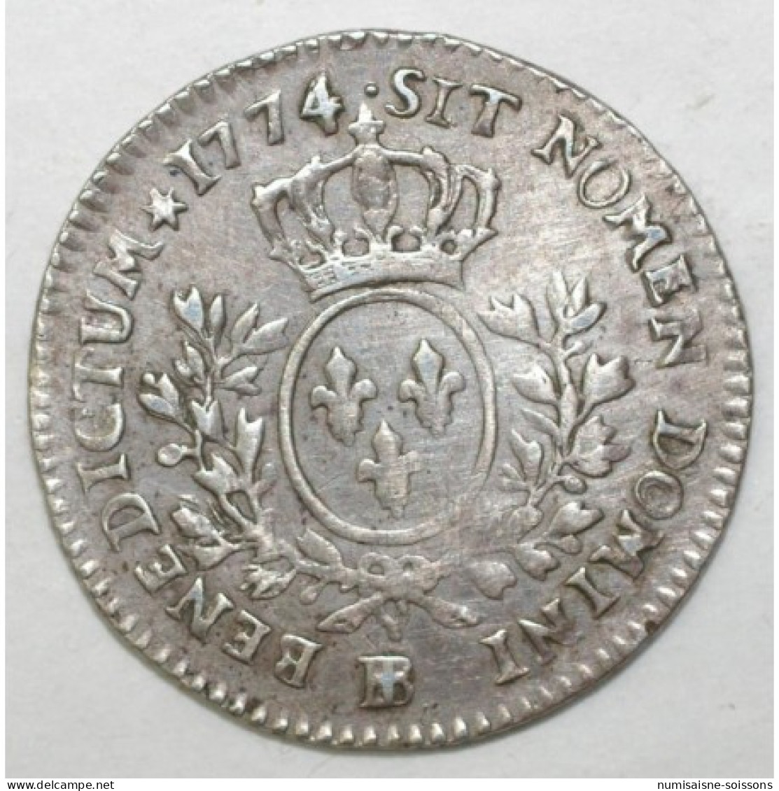 Gad 300 - LOUIS XV - 1/5  ECU À LA VIEILLE TÊTE - 1774 BB - Strasbourg - TTB - Altri & Non Classificati