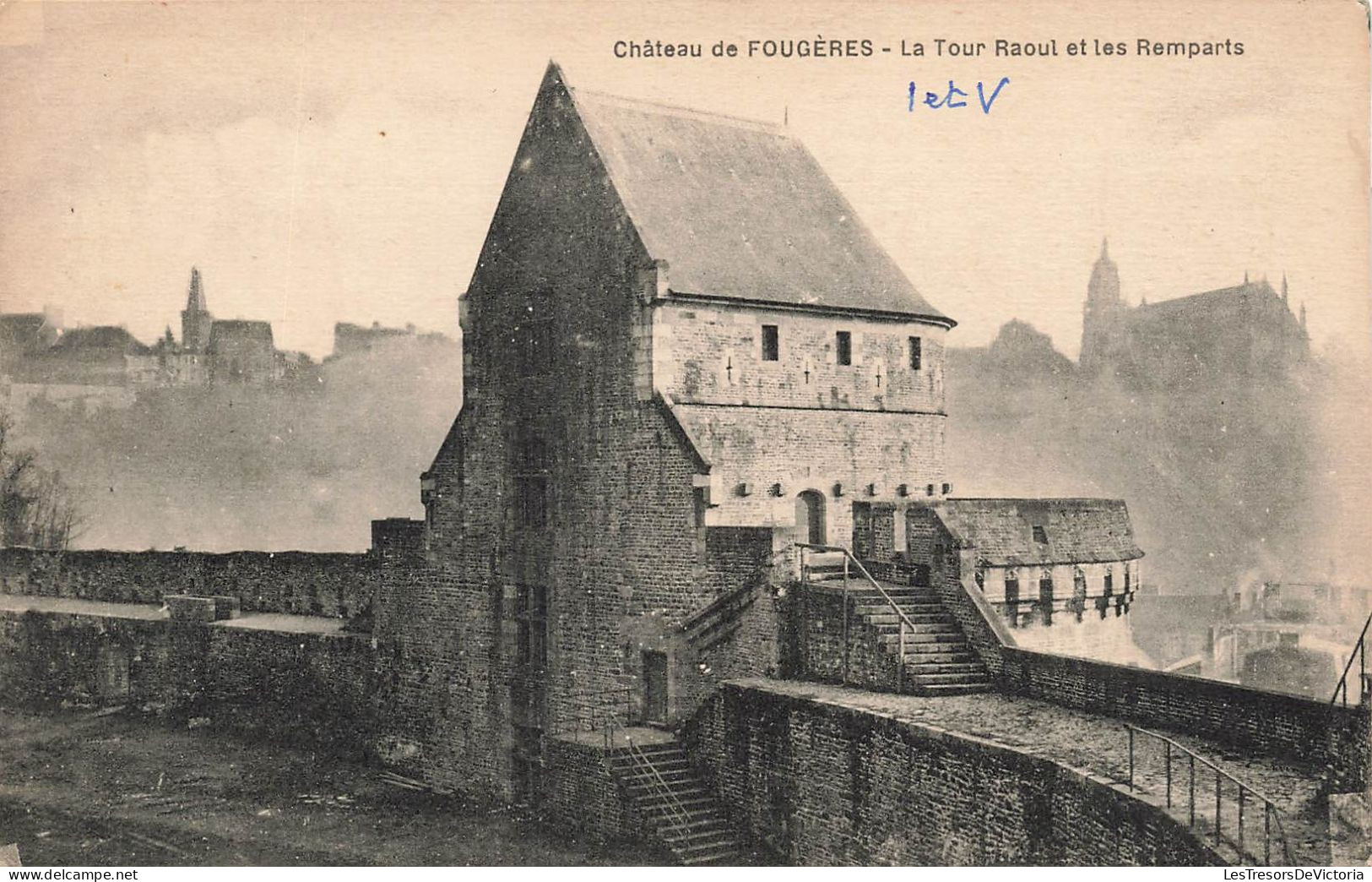 FRANCE - Château De Fougères - Vue Générale De La Tour Raoul Et Les Remparts - Carte Postale Ancienne - Fougeres