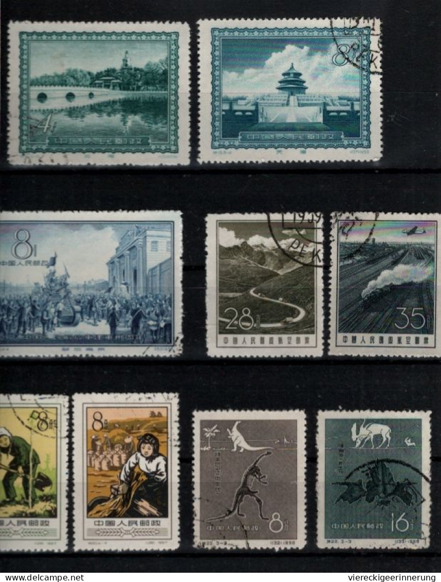 ! Lot Of 57 Stamps From China , Chine, 1955-1959 - Usati