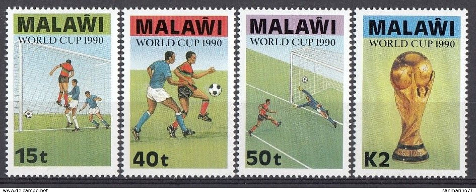 MALAWI 549-552,unused (**) Football - Malawi (1964-...)