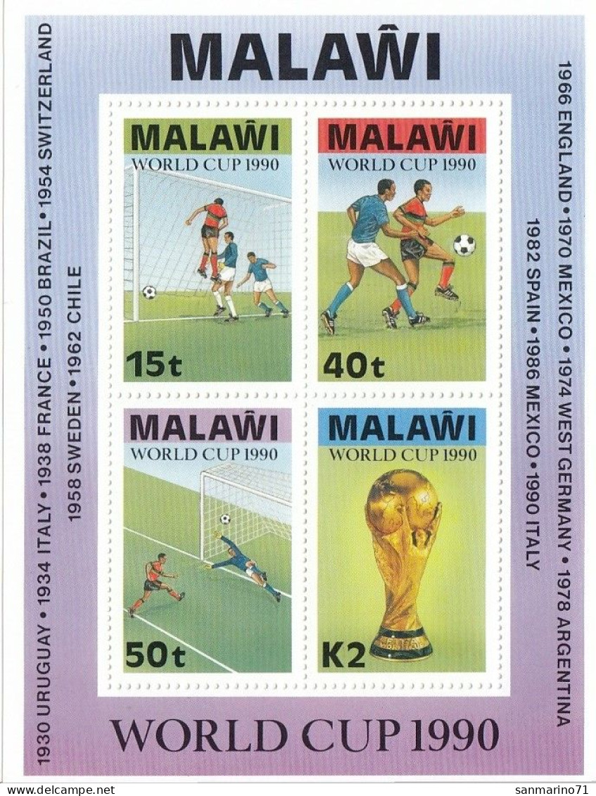 MALAWI Block 70,unused (**) Football - Malawi (1964-...)