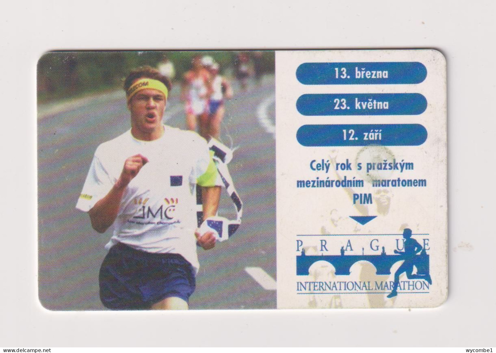 CZECH REPUBLIC - Prague Marathon Chip Phonecard - Tschechische Rep.