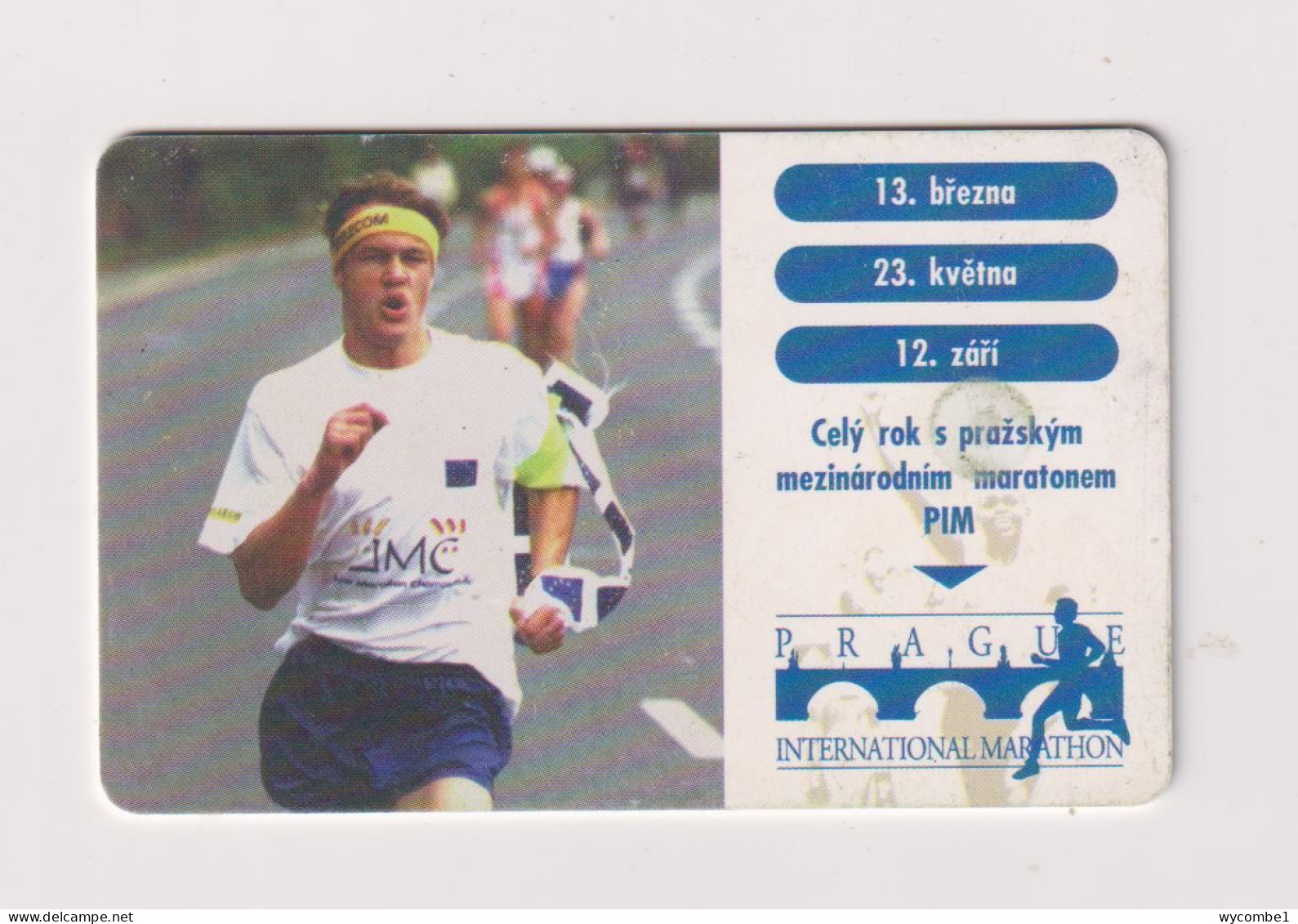 CZECH REPUBLIC - Prague Marathon Chip Phonecard - Tchéquie
